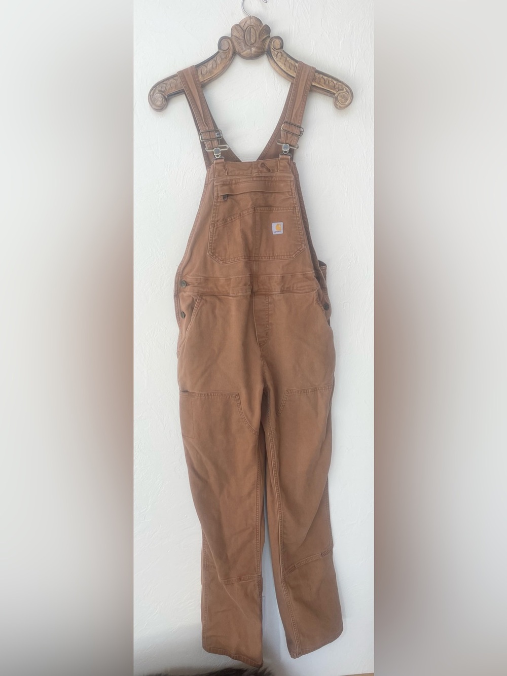 CARHARRT Ashland Bib Overalls OR6001 Brown S 4-6 - Picture 3 of 16